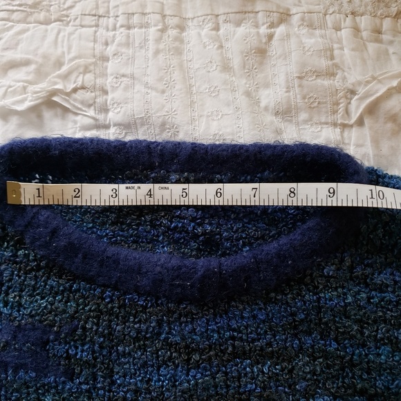 Oversize Slouchy Popcorn Knit Boyfriend Sweater - Picture 6 of 6